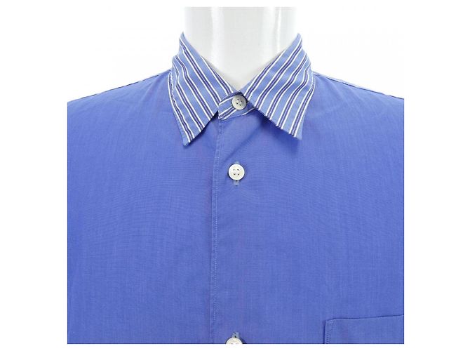 Camicia Comme des Garcons Homme Bianco Blu - vista 5