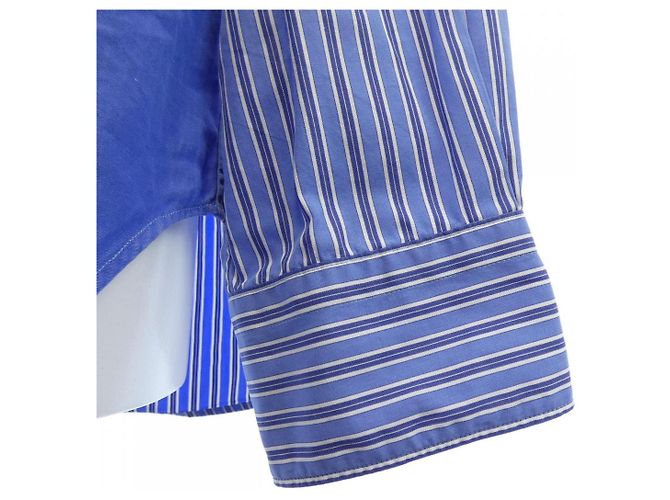 Camicia Comme des Garcons Homme Bianco Blu - vista 6