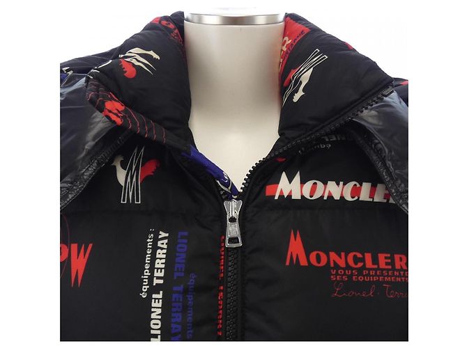 Chaqueta de Plumón Moncler WILSON Negro Roja Azul - vista 6
