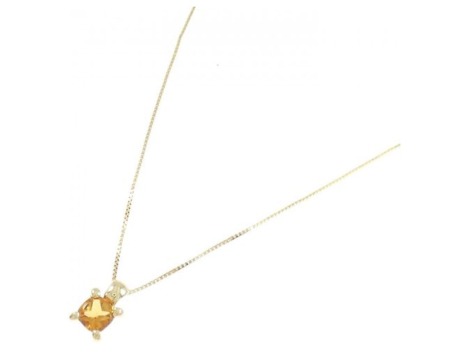 Autre Marque Collana in citrino e oro giallo Au750 D'oro - vista 2