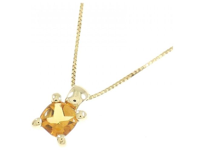 Autre Marque Collana in citrino e oro giallo Au750 D'oro - vista 3