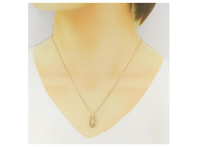 Autre Marque Collana con Diamanti Au750 D'oro - vista 6