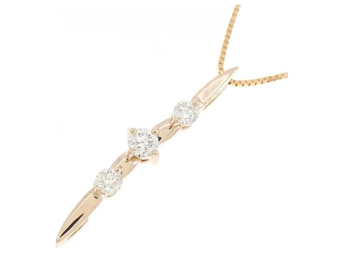 Autre Marque Collana con Diamanti Au750 Rosa - vista 3