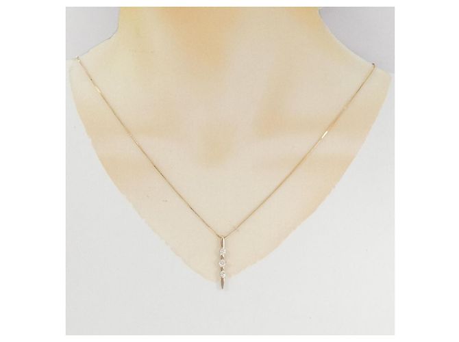 Autre Marque Collana con Diamanti Au750 Rosa - vista 6