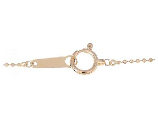 Autre Marque Collier en or rose K10 et diamants - vue 5