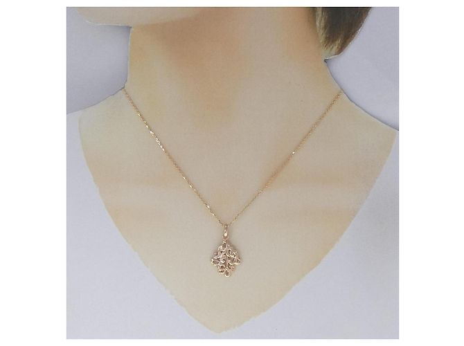 Autre Marque Collana con diamante Au750 D'oro - vista 6