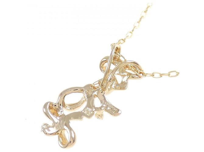 Autre Marque Collana Ribbon in Diamanti Au750 Rosa - vista 4
