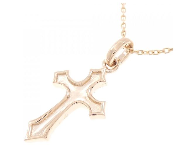 Autre Marque Collana con Croce in Oro Rosa 14K D'oro - vista 4