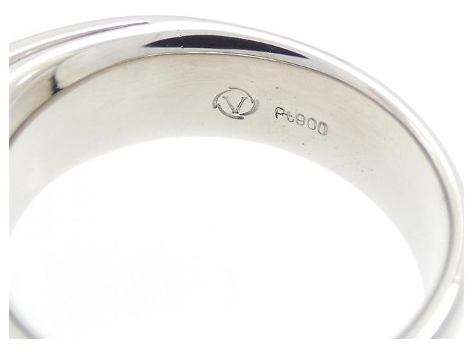 Autre Marque Roseviv Pt900 Diamantring Silber - Ansicht 4
