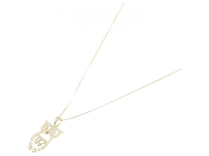 Autre Marque Collana Owl in Diamante Au750 D'oro - vista 2