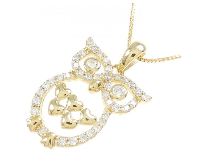 Autre Marque Collana Owl in Diamante Au750 D'oro - vista 3