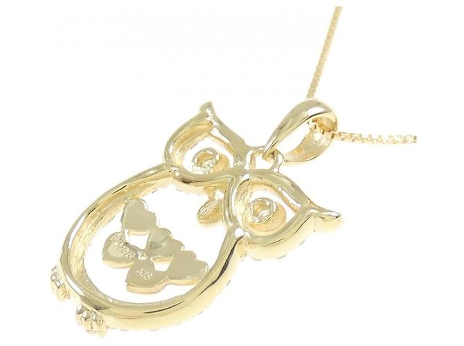 Autre Marque Collana Owl in Diamante Au750 D'oro - vista 4