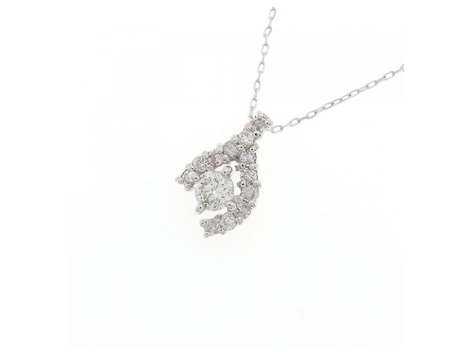 Autre Marque Collana in oro bianco e diamanti Au750 Argento - vista 3
