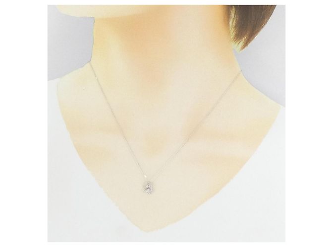 Autre Marque Collana in oro bianco e diamanti Au750 Argento - vista 6