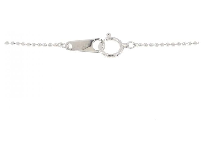Autre Marque Collana a fiore in oro bianco e diamanti Au750 Argento - vista 5
