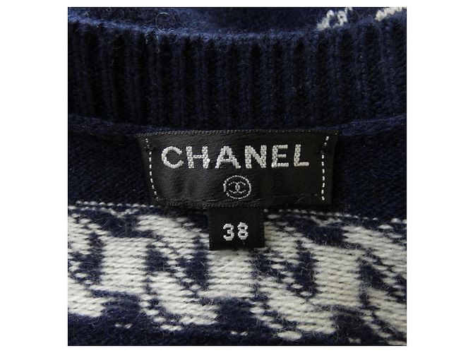 Chanel Kaschmirkleid P56163K07327 Blau - Ansicht 4