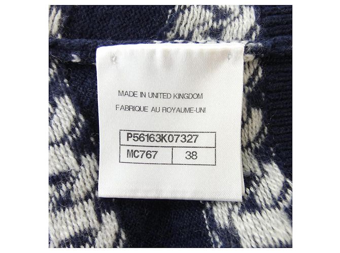 Chanel Kaschmirkleid P56163K07327 Blau - Ansicht 5