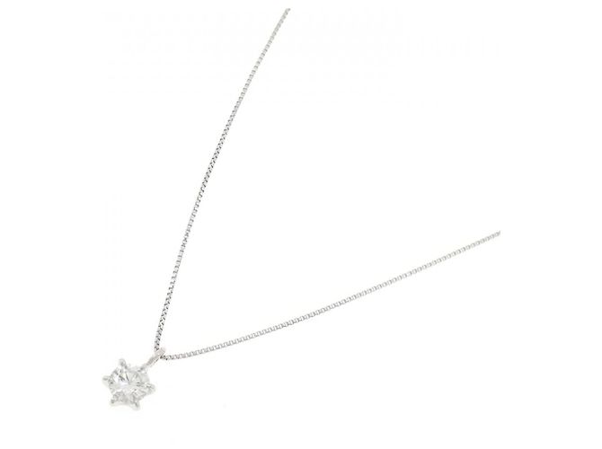 Autre Marque Collana di Diamanti PT950 PT850 Argento - vista 2