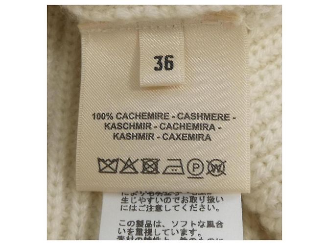 Hermès Hermes 4H2656D4 Punto de cachemira Beige - vista 3