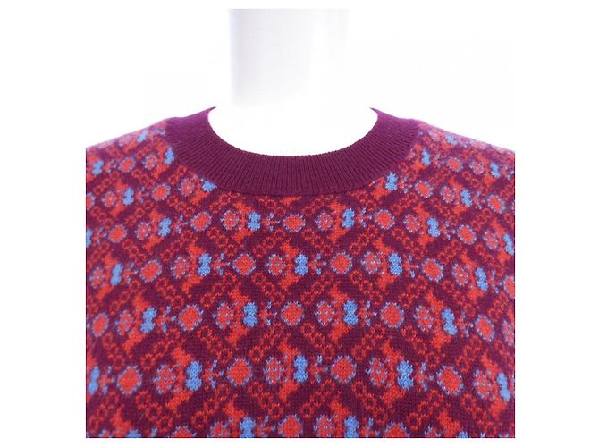 Tejido de cachemira Chanel Roja - vista 5
