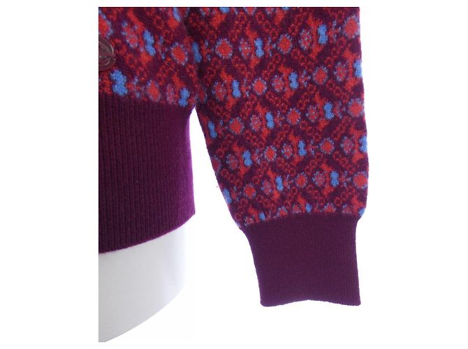 Tejido de cachemira Chanel Roja - vista 6