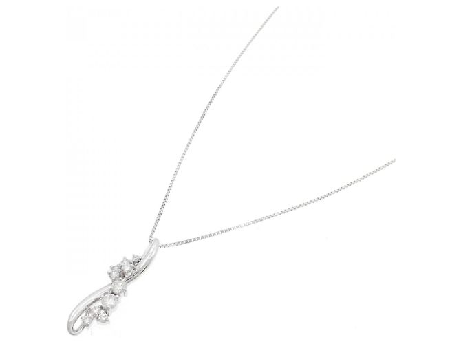 Autre Marque Collana con Diamanti Au750 Argento - vista 2