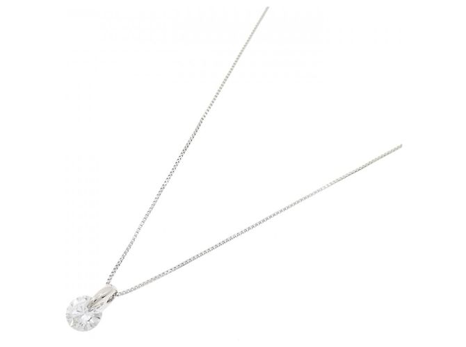 Autre Marque Collana di Diamanti PT900 PT850 Argento - vista 2