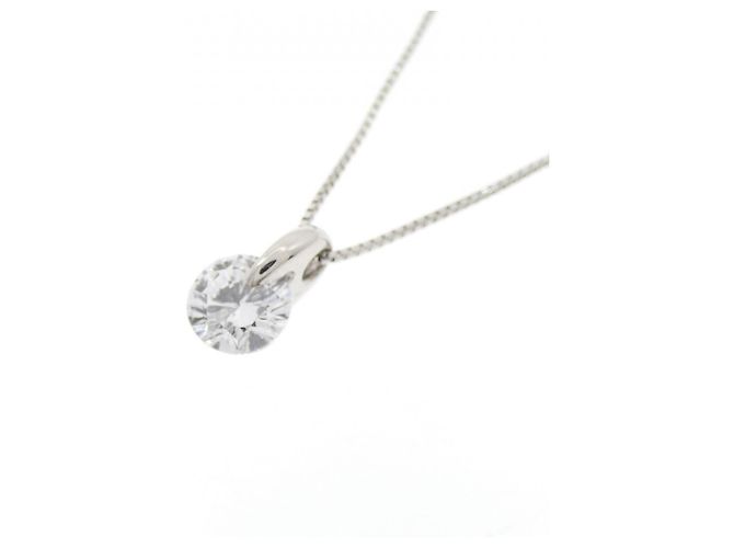 Autre Marque Collana di Diamanti PT900 PT850 Argento - vista 3
