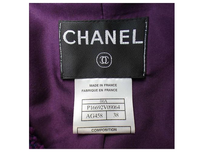 Conjunto Chanel Azul Roxo Azul marinho - vista 4