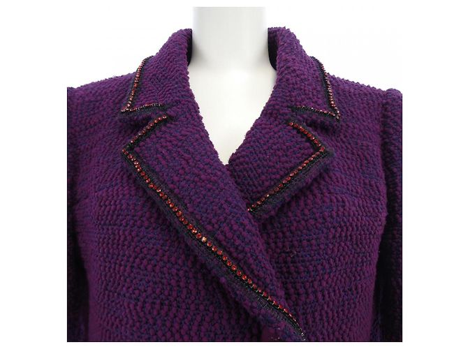 Conjunto Chanel Azul Roxo Azul marinho - vista 5