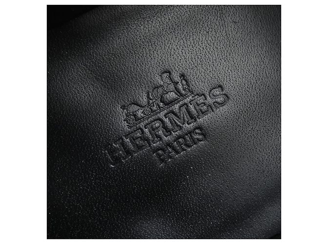 Hermès Hermes Lederschuhe Grün - Ansicht 6