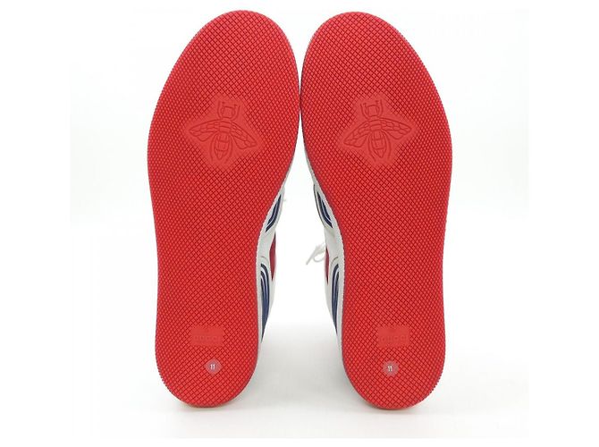 Sneakers Gucci Bianco Rosso - vista 4