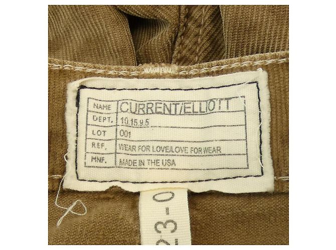 Autre Marque Pantalones Current/Elliott Castaño - vista 4