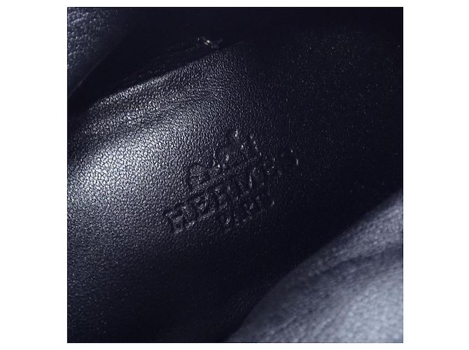 Botas de piel Chèvre Velours Hermès Castaño - vista 6