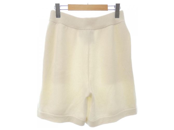 Timeless Short de cachemira Chanel Blanco Amarillo - vista 2