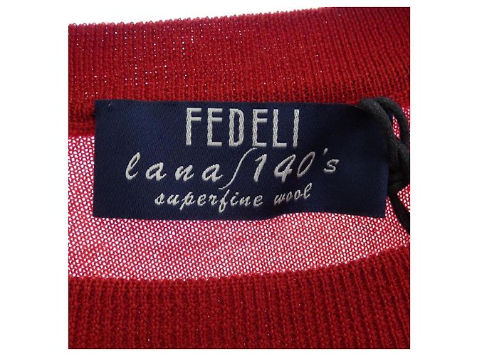 Autre Marque Fedeli Wollstrick Rot - Ansicht 4