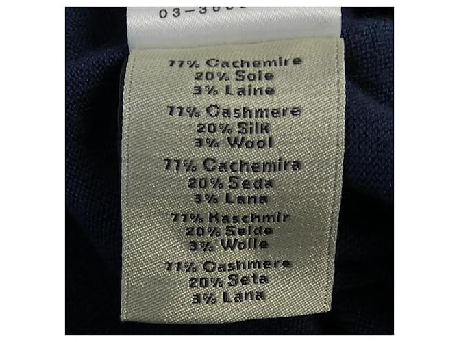 Hermès Kaschmirpullover in Blau - Ansicht 3