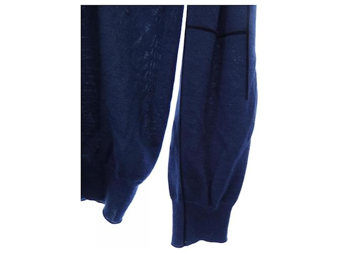 Hermès Kaschmirpullover in Blau - Ansicht 6