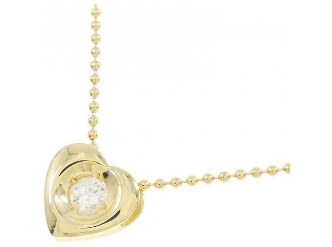 Autre Marque Collana Cuore di Diamanti Au750 D'oro - vista 3