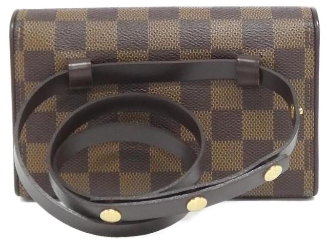 Pochette Florentine Damier Louis Vuitton a vita Marrone - vista 2