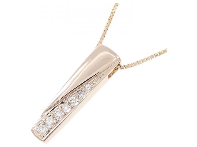 Autre Marque Collana con Diamanti Au750 Rosa - vista 3