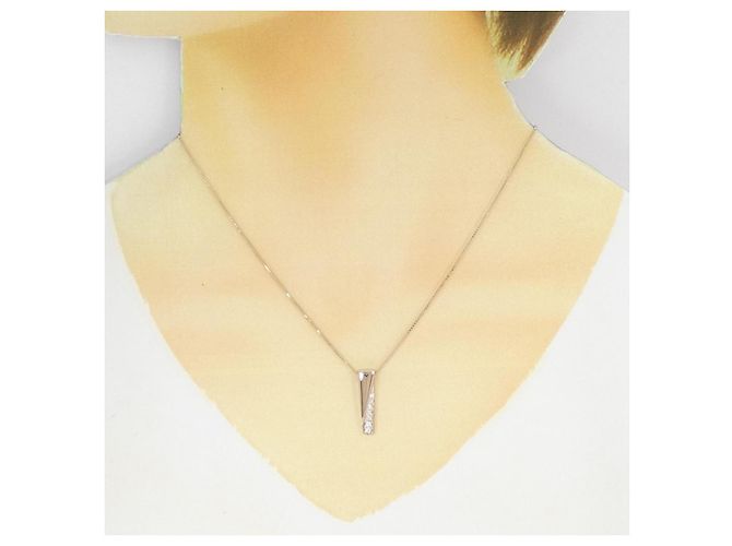 Autre Marque Collana con Diamanti Au750 Rosa - vista 6