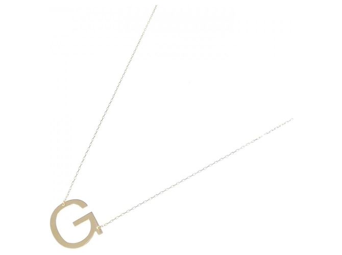 Autre Marque Collana Initial G in Au750 D'oro - vista 2