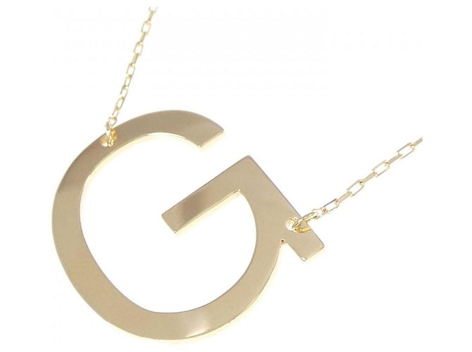 Autre Marque Collana Initial G in Au750 D'oro - vista 3