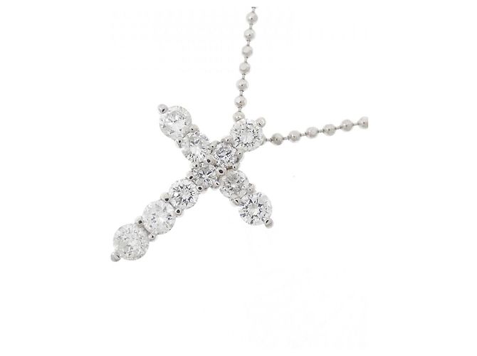 Autre Marque Collana in platino Pt900/Pt850 e diamante Argento - vista 3