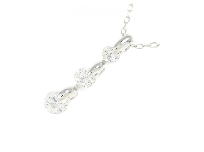 Autre Marque Collana in platino e diamanti Argento - vista 3