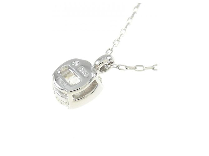 Autre Marque Pt850 Diamant-Halskette Silber - Ansicht 4