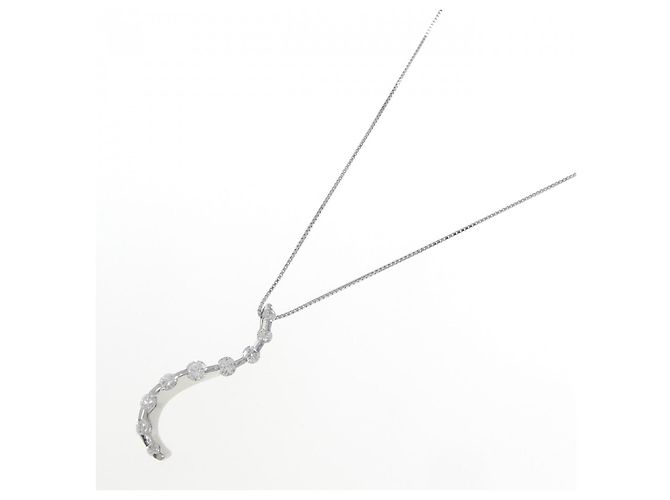 Autre Marque Collana di Diamanti PT900 PT850 Argento - vista 2