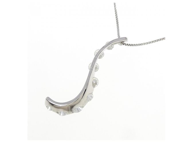 Autre Marque Collana di Diamanti PT900 PT850 Argento - vista 4