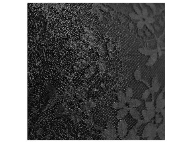 Giacca in lana e pizzo Louis Vuitton Nero - vista 3
